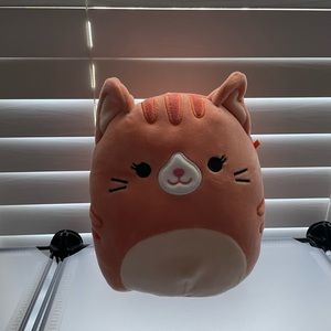 8” orange tabby cat squishmallow